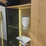 Zestaw meblowy Madryt z frontami dębowymi, korpusy lakierowane mat 8500 ncs (9)