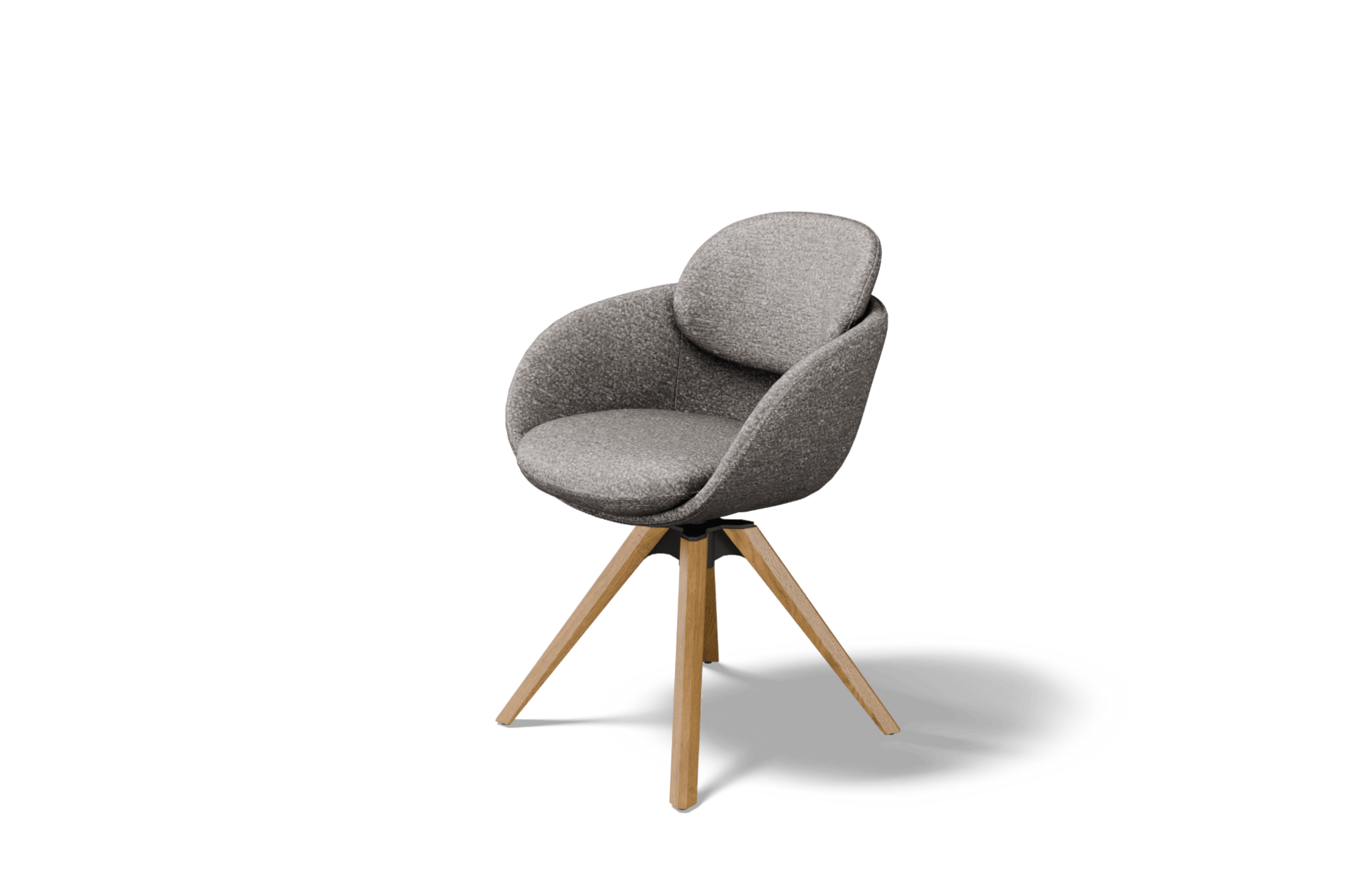 Krzeslo K 31 na drewnianej nodze z mechanizmem obrotu zmywalna tkanina wysokiej jakosci FibreGuard Krzesla producenta tcmeble 3