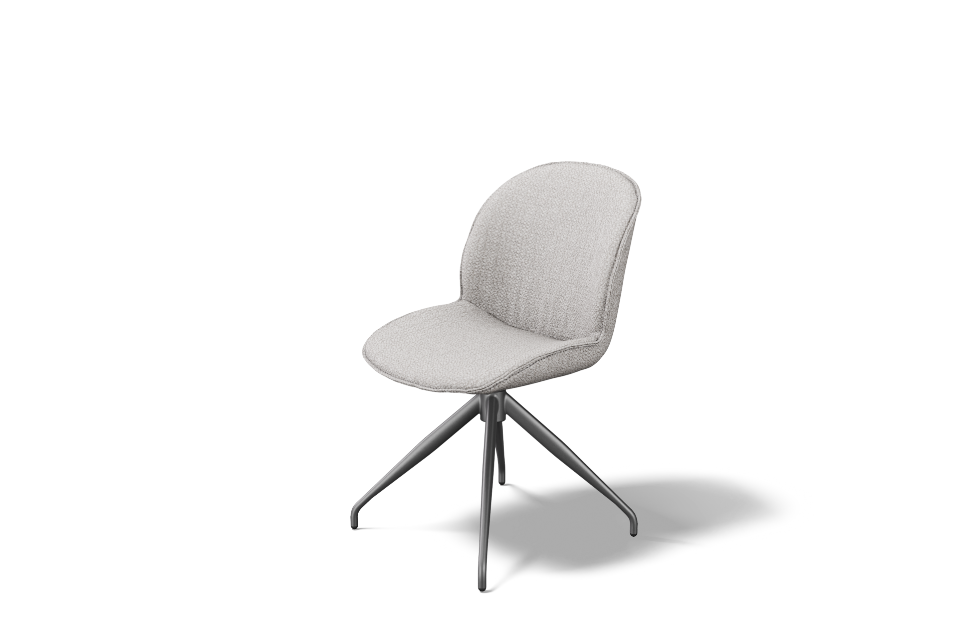 Krzeslo K 34 na metalowej nodze 1285 autoreturn tkanina fibreguard zmywalna wygodne siedzisko 3